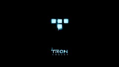 Movies Minimalism TRON: Legacy cyan