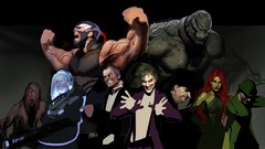 Movies mr freeze the joker two-face the riddler digital art 