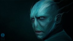 Movies paintings harry potter digital art fantasy art Voldemort 