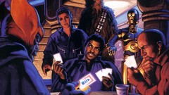 Movies paintings star wars science fiction chewbacca artwork 