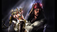 Movies pirates paintings hats captain Pirates of the Caribbean 