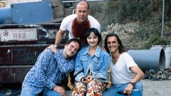 Movies Pulp Fiction Bruce Willis quentin tarantino Set Photos