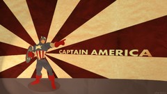 Movies retro TV fan art captain america digital art