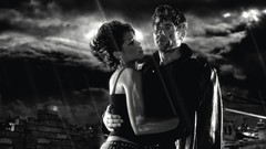 Movies Sin City clive owen grayscale