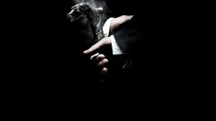 Movies smoke black background Wolfman