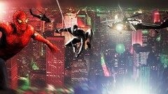 Movies spiders Spider-Man comics action digital art