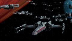 Movies star wars outer space X-Wing y-wing