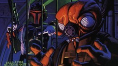 Movies star wars science fiction bounty hunter boba fett 