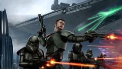 Movies star wars science fiction cityscapes stormtroopers 