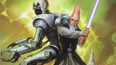 Movies star wars science fiction lightsabers jedi artwork 