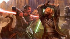 Movies star wars science fiction lightsabers sith jedi artwork 