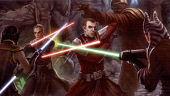 Movies star wars science fiction lightsabers sith jedi artwork 