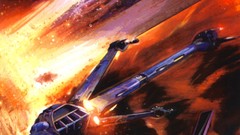 Movies star wars science fiction outer space Death Star artwork 