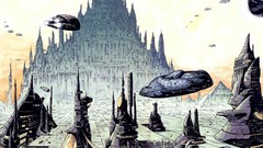 Movies star wars spaceships science fiction cityscapes 