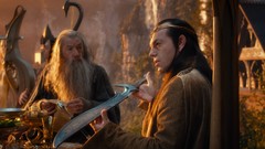 Movies Swords Rivendell Gandalf The Hobbit Ian McKellen hugo 