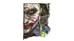 Movies The Dark Knight Heath Ledger fan art the joker dc comics 