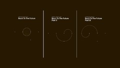 Movies Timeline Back to the Future brown background minimalistic