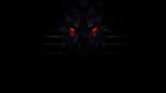 Movies Transformers robot glowing eyes Simple Background