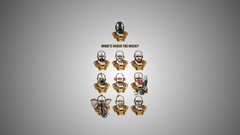 Movies Typography funny masks minimalistic Bane Batman The Dark 