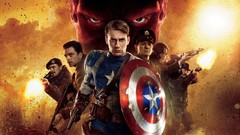 Movies War Chris Evans red skull captain america Tommy Lee 