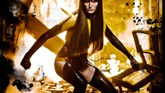 Movies Watchmen comics buildings superheroes Silk Spectre