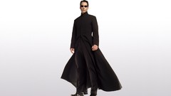 Movies white background matrix neo Keanu Reeves