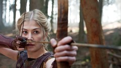 Movies woman blondes wrath of the titans Rosamund Pike bow 