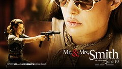 Movies woman Guns Mr. and Mrs. Smith Celebrity Angelina Jolie 
