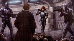 Movies woman Guns star wars science fiction bounty hunter 