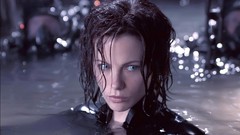 Movies woman leather Vampires wet Kate Beckinsale brunettes 