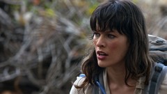 Movies woman Milla Jovovich Actress blue eyes brunettes