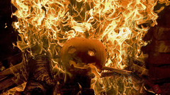 Mr pumpkinhead flame fire