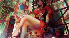 Multicolor Anime fuji choko