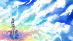 Multicolor anime girls artwork