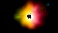 Multicolor apple inc logos