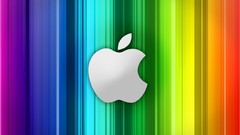 Multicolor apple inc logos