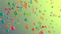 Multicolor Balloons skyscapes