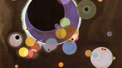 Multicolor circles brown eyes