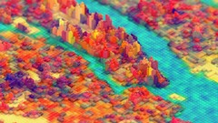 Multicolor cities Legos