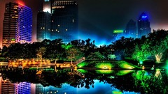 Multicolor cityscapes