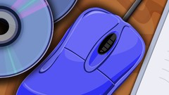 Multicolor computer mouse vectors optical discs