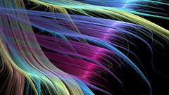 Multicolor digital art