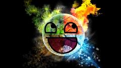 Multicolor digital art Awesome