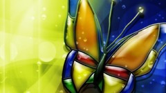Multicolor digital art Butterflies