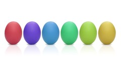 Multicolor Easter Eggs