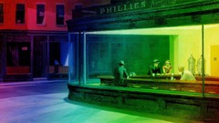 Multicolor Edward Hopper Nighthawks