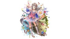 Multicolor Flowers Birds kishida