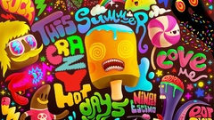 Multicolor food trippy