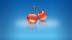 Multicolor fruits cherries digital