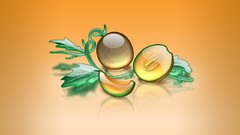 Multicolor fruits digital art